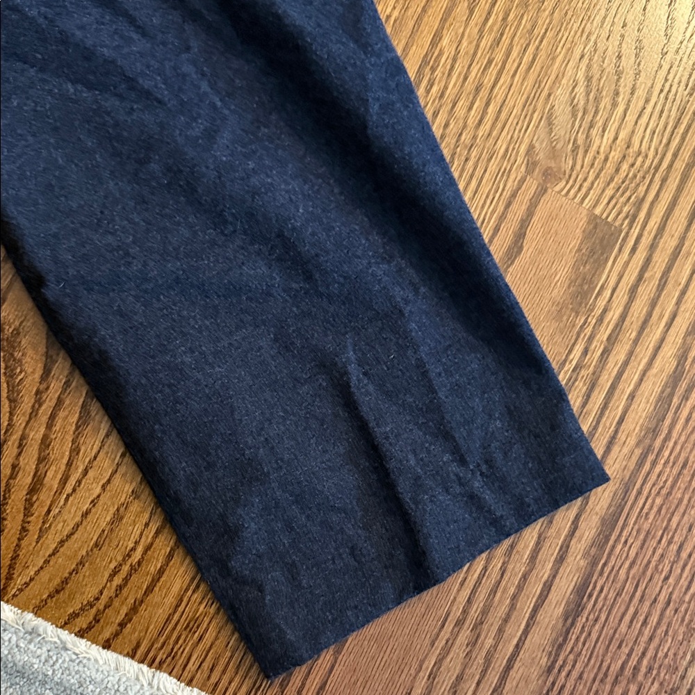 J. Crew Men's Dark Blue Flannel trousers - Picture 8 of 11